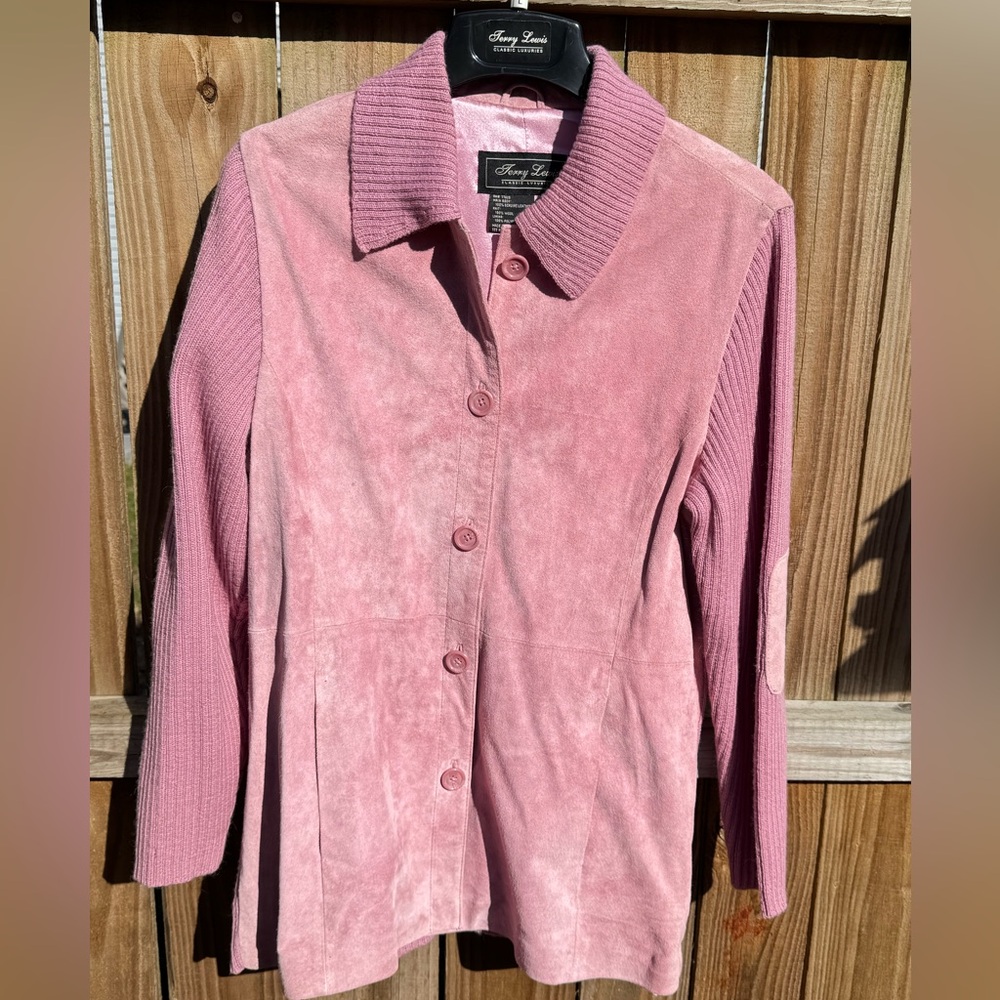 Terry Lewis Classic Luxuries Rose Suede Jacket